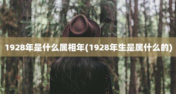 1928年是什么属相年(1928年生是属什么的)