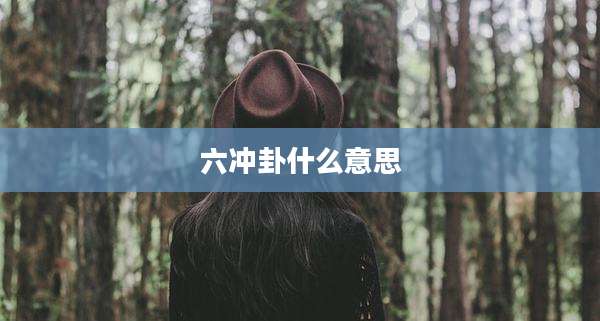 六冲卦什么意思