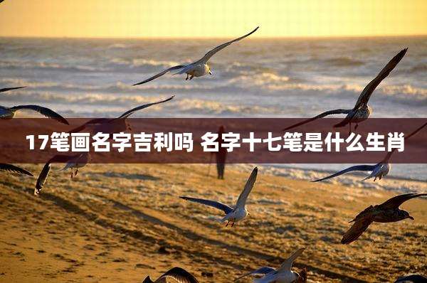 17笔画名字吉利吗 名字十七笔是什么生肖