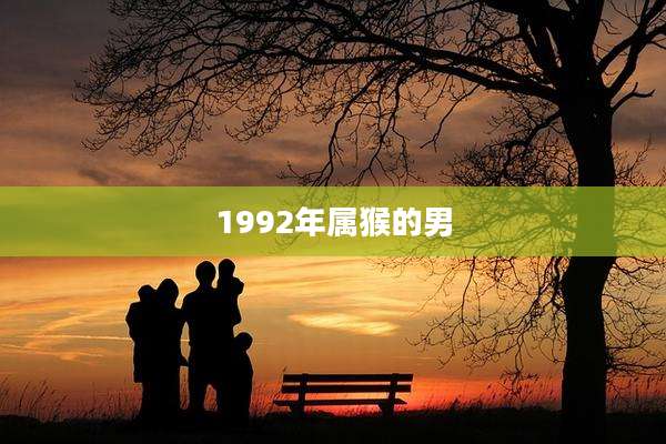 1992年属猴的男