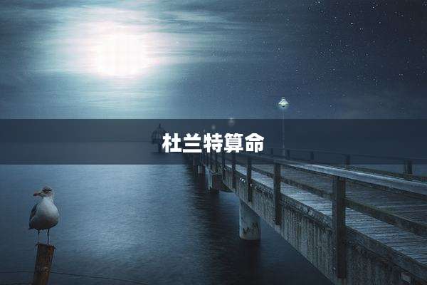 杜兰特算命