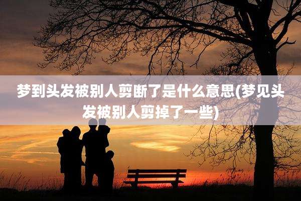 梦到头发被别人剪断了是什么意思(梦见头发被别人剪掉了一些)