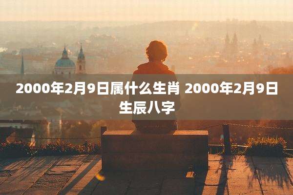 2000年2月9日属什么生肖 2000年2月9日生辰八字