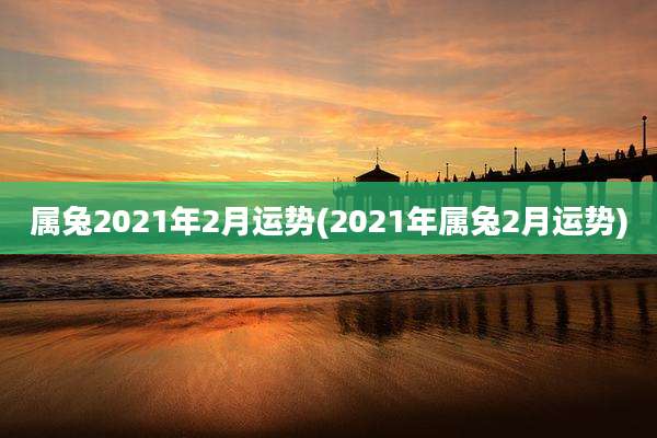 属兔2021年2月运势(2021年属兔2月运势)