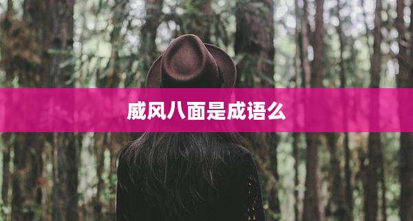 威风八面是成语么