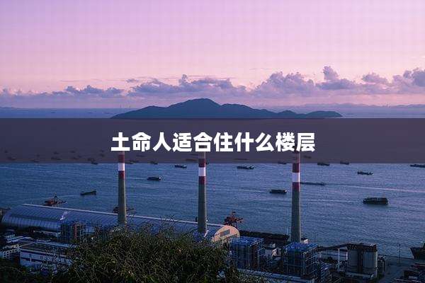 土命人适合住什么楼层