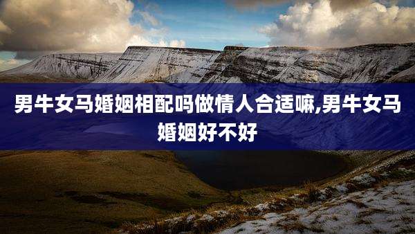 男牛女马婚姻相配吗做情人合适嘛,男牛女马婚姻好不好