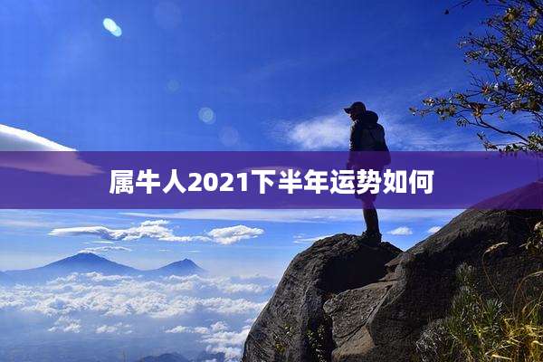 属牛人2021下半年运势如何