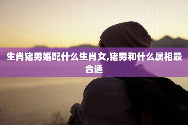 生肖猪男婚配什么生肖女,猪男和什么属相最合适