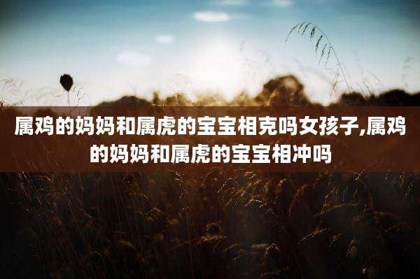 属鸡的妈妈和属虎的宝宝相克吗女孩子,属鸡的妈妈和属虎的宝宝相冲吗