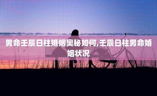 男命壬辰日柱婚姻奥秘如何,壬辰日柱男命婚姻状况