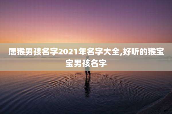 属猴男孩名字2021年名字大全,好听的猴宝宝男孩名字