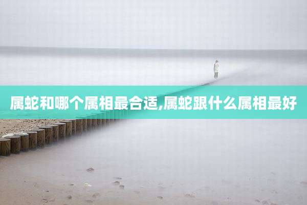 属蛇和哪个属相最合适,属蛇跟什么属相最好