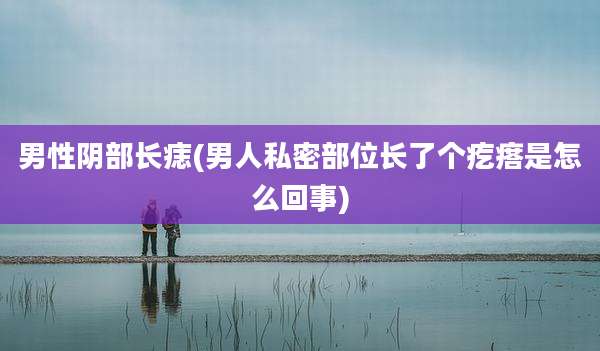 男性***长痣(男人私密部位长了个疙瘩是怎么回事)