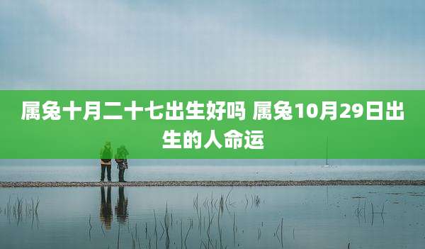 属兔十月二十七出生好吗 属兔10月29日出生的人命运