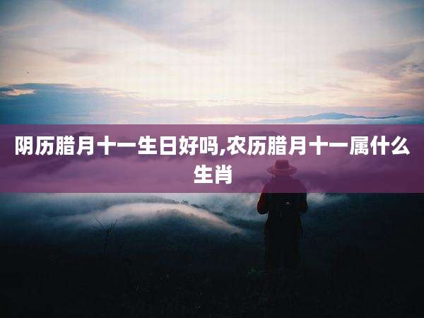 阴历腊月十一生日好吗,农历腊月十一属什么生肖