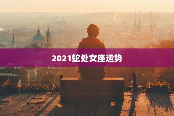 2021蛇处女座运势