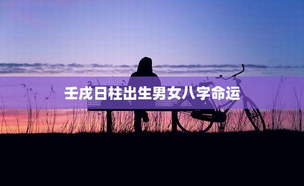 壬戌日柱出生男女八字命运