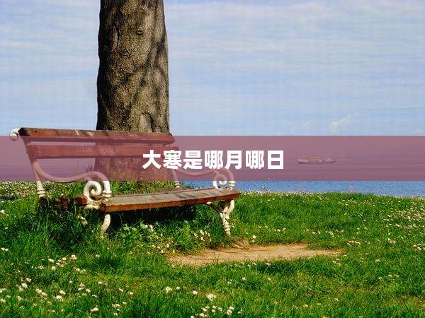 大寒是哪月哪日