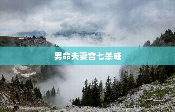 男命夫妻宫七杀旺