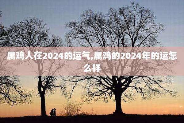 属鸡人在2024的运气,属鸡的2024年的运怎么样