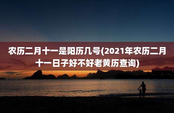 农历二月十一是阳历几号(2021年农历二月十一日子好不好老黄历查询)