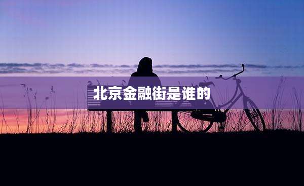 北京金融街是谁的