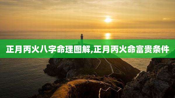 正月丙火八字命理图解,正月丙火命富贵条件