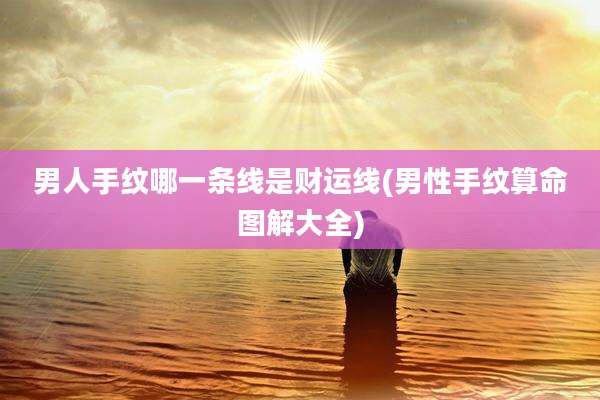 男人手纹哪一条线是财运线(男性手纹算命图解大全)