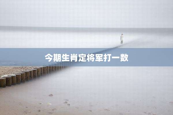 今期生肖定将军打一数