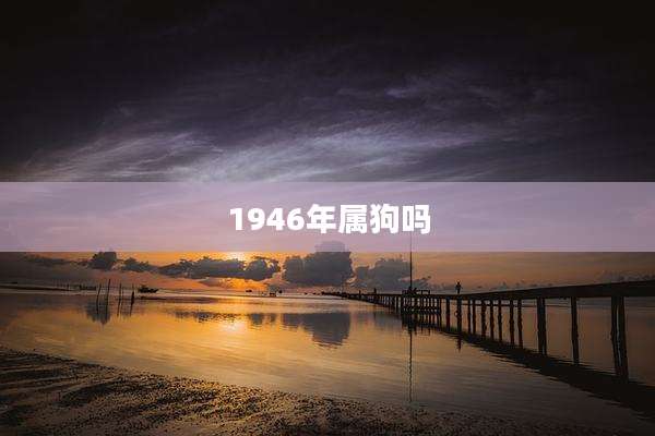 1946年属狗吗