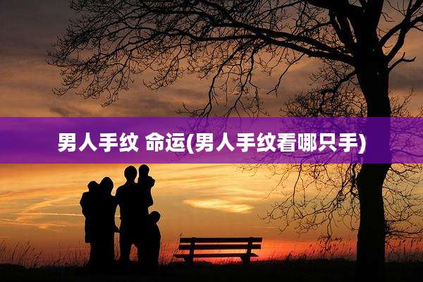 男人手纹 命运(男人手纹看哪只手)