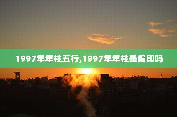 1997年年柱五行,1997年年柱是偏印吗