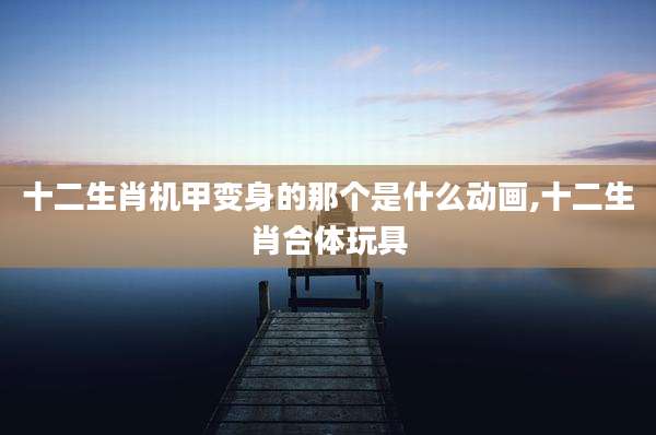 十二生肖机甲变身的那个是什么动画,十二生肖合体玩具