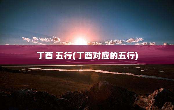 丁酉 五行(丁酉对应的五行)