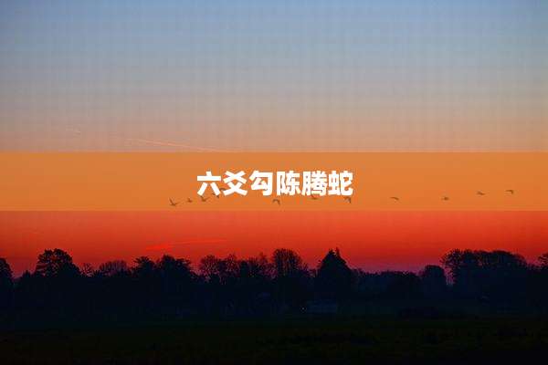 六爻勾陈腾蛇