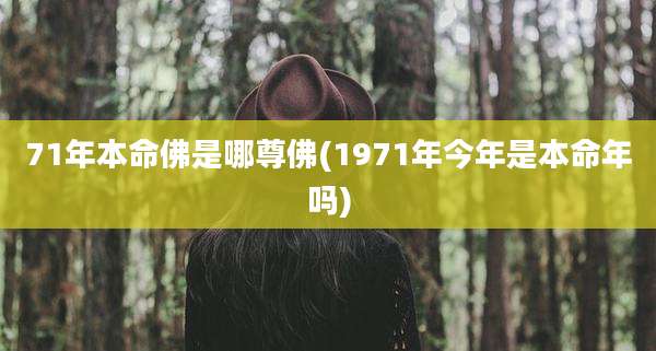 71年本命佛是哪尊佛(1971年今年是本命年吗)