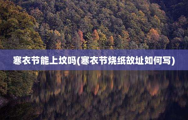 寒衣节能上坟吗(寒衣节烧纸故址如何写)