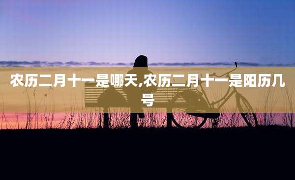 农历二月十一是哪天,农历二月十一是阳历几号