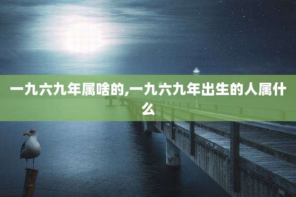 一九六九年属啥的,一九六九年出生的人属什么