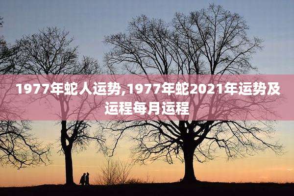 1977年蛇人运势,1977年蛇2021年运势及运程每月运程