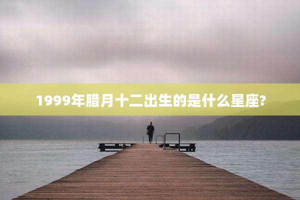 1999年腊月十二出生的是什么星座?