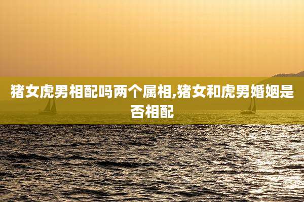 猪女虎男相配吗两个属相,猪女和虎男婚姻是否相配