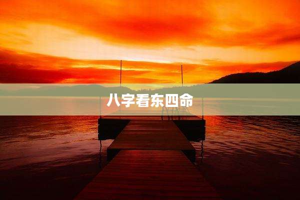 八字看东四命