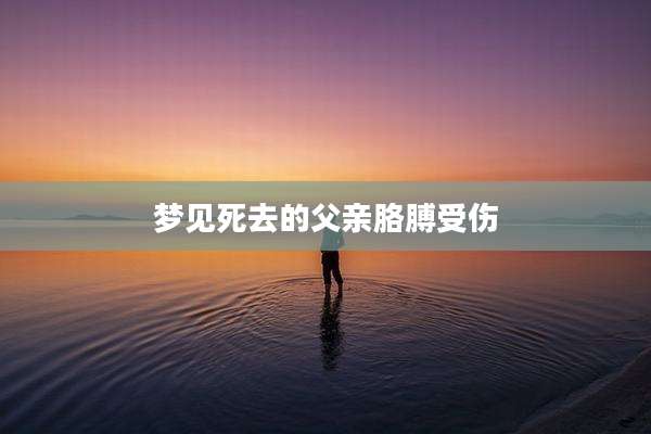 梦见死去的父亲胳膊受伤