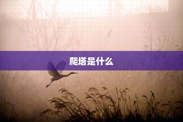 爬塔是什么