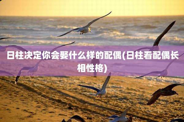 日柱决定你会娶什么样的配偶(日柱看配偶长相性格)