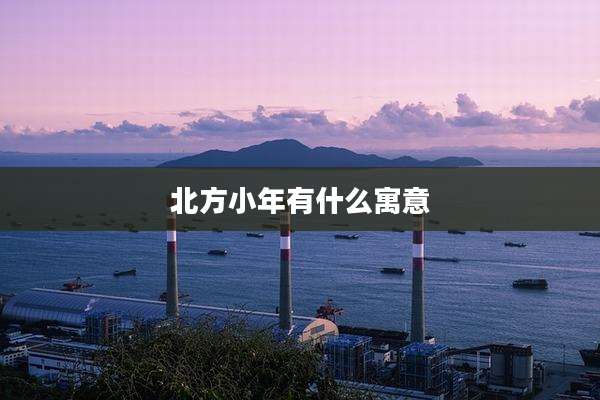 北方小年有什么寓意