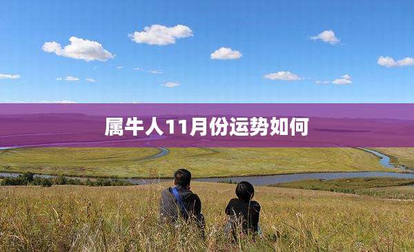 属牛人11月份运势如何