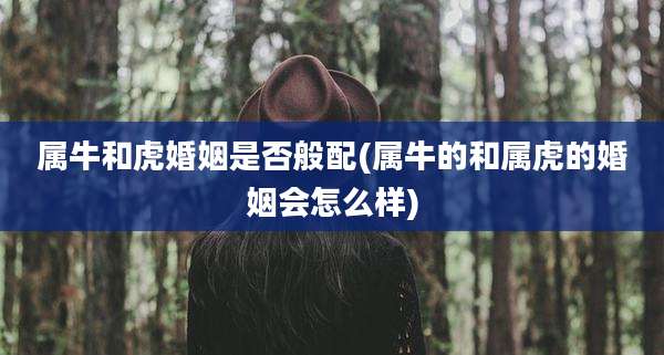 属牛和虎婚姻是否般配(属牛的和属虎的婚姻会怎么样)